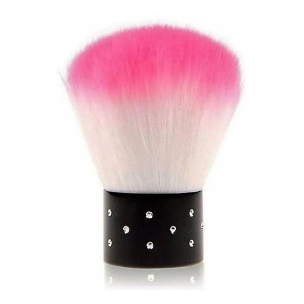 Mini Espanador Pincel Unhas Fibra Acrigel Porcelana - 1