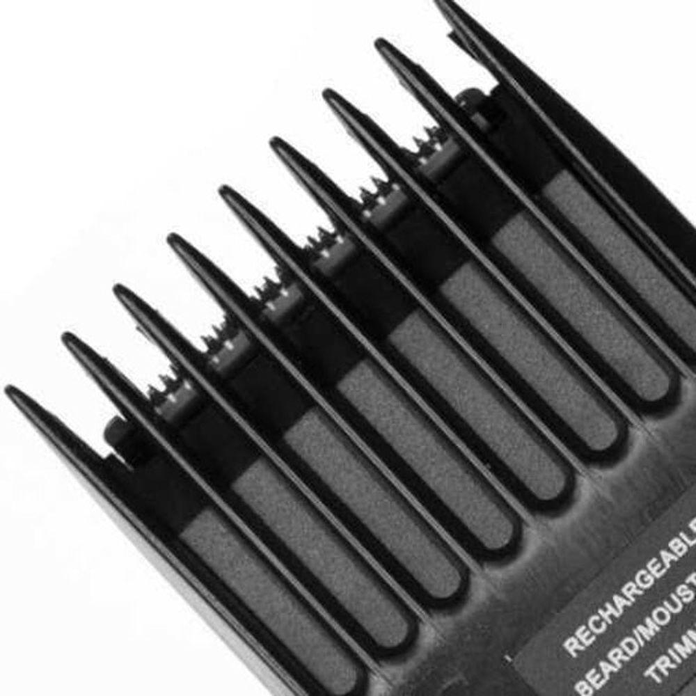 Maquina Profissional De Cortar Cabelo Aparar Barba Depilador Preta - 3