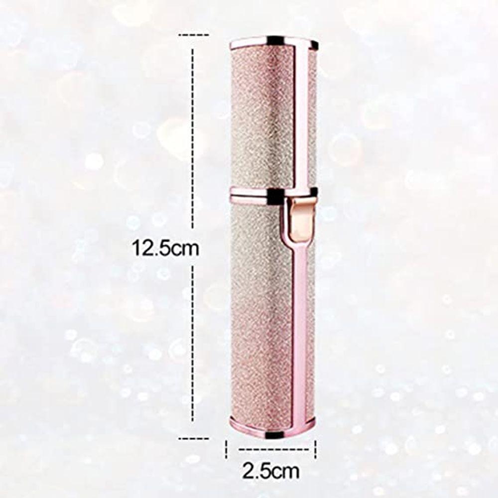 Máquina De Barbear Com Batom +caneta Nv Feminino Mini Depilador De Sobrancelha Elétrica 2 Em 1 - 5