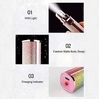 Máquina De Barbear Com Batom +caneta Nv Feminino Mini Depilador De Sobrancelha Elétrica 2 Em 1 - 3