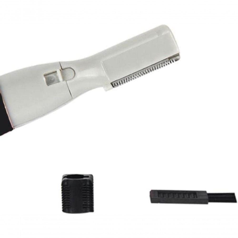 Mini Aparador Elétrico Sobrancelhas Barba Caneta Depiladora Caneta Preta - 1
