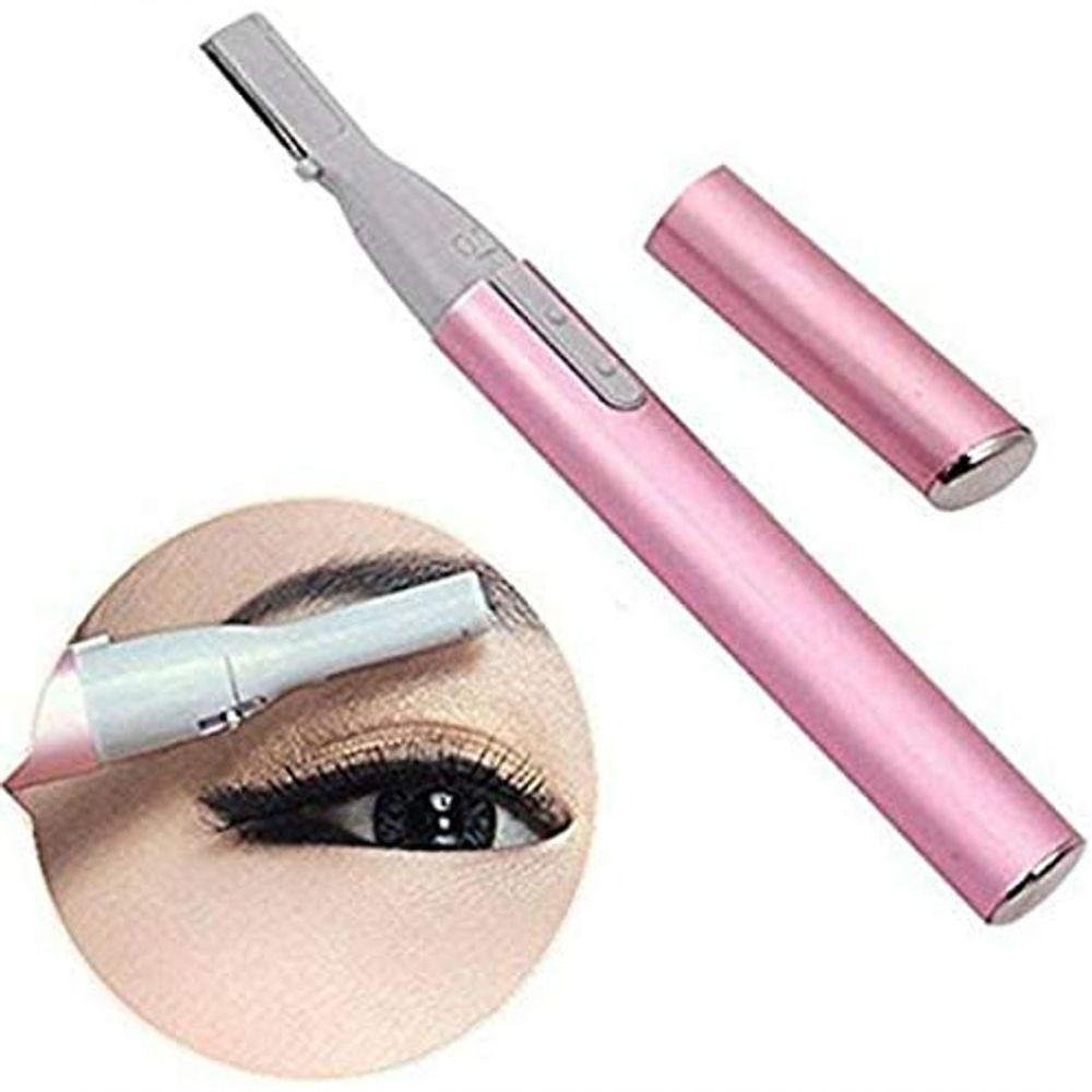 Máquina De Corte 1 Set Elétrica Depilador Mulheres Homens Portátil Trimmer Cabelo Da Sobrancelha - 4