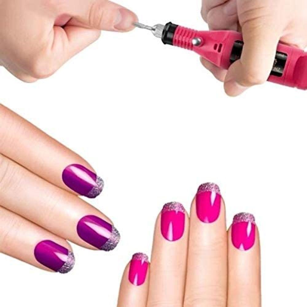 Lixadeira Unha Lixa Elétrica Bloco Motor Bivolt Profissional - 2