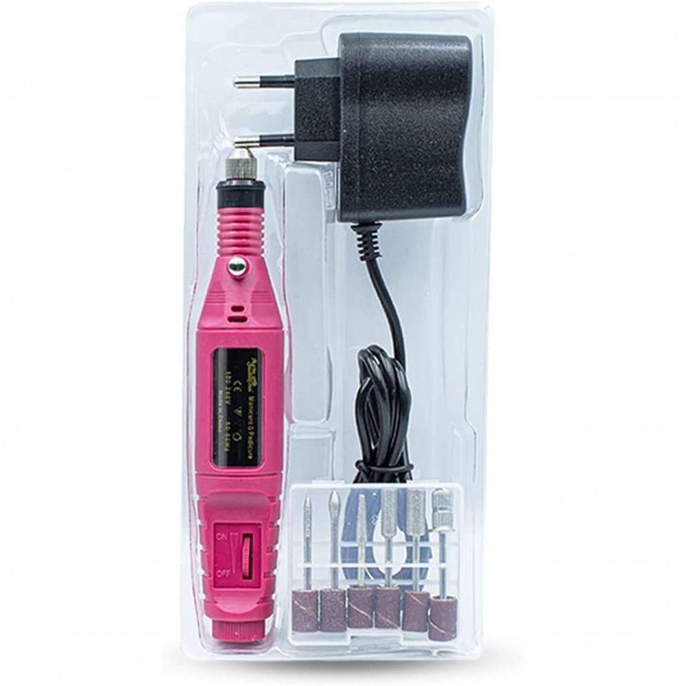 Lixadeira Unha Lixa Elétrica Profissional Bloco Motor Bivolt Perfeito Para Uso Em Salões - 2