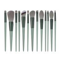 Pincel Kit 13 Peças Maquiagem Bolsa Po Compacto - 6