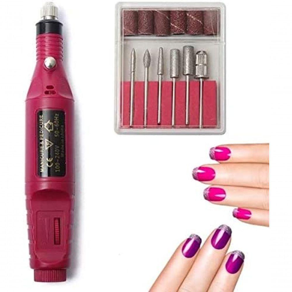 Lixadeira Unha Lixa Elétrica Profissional Bloco Motor Bivolt Muita Rapidez - 2