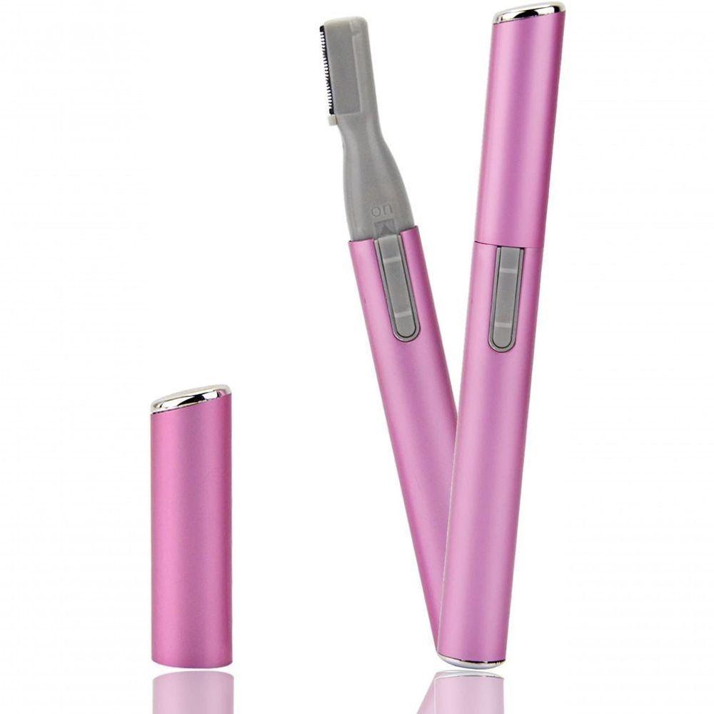Mini Aparador Depilador De Rosto Eletrico New Skysuper Caneta Rosa - 5