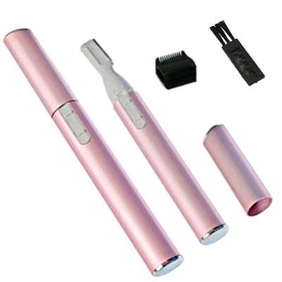 Mini Depilador Elétrico Sobrancelhas Buço Caneta Depiladora Caneta Rosa
