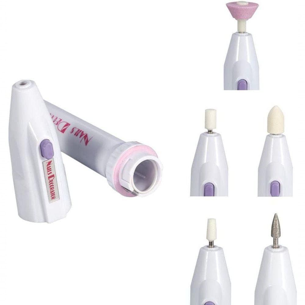 Mini Kit De Polidor De Unhas Para Manicure E Pedicure Com 5 Peças - 1