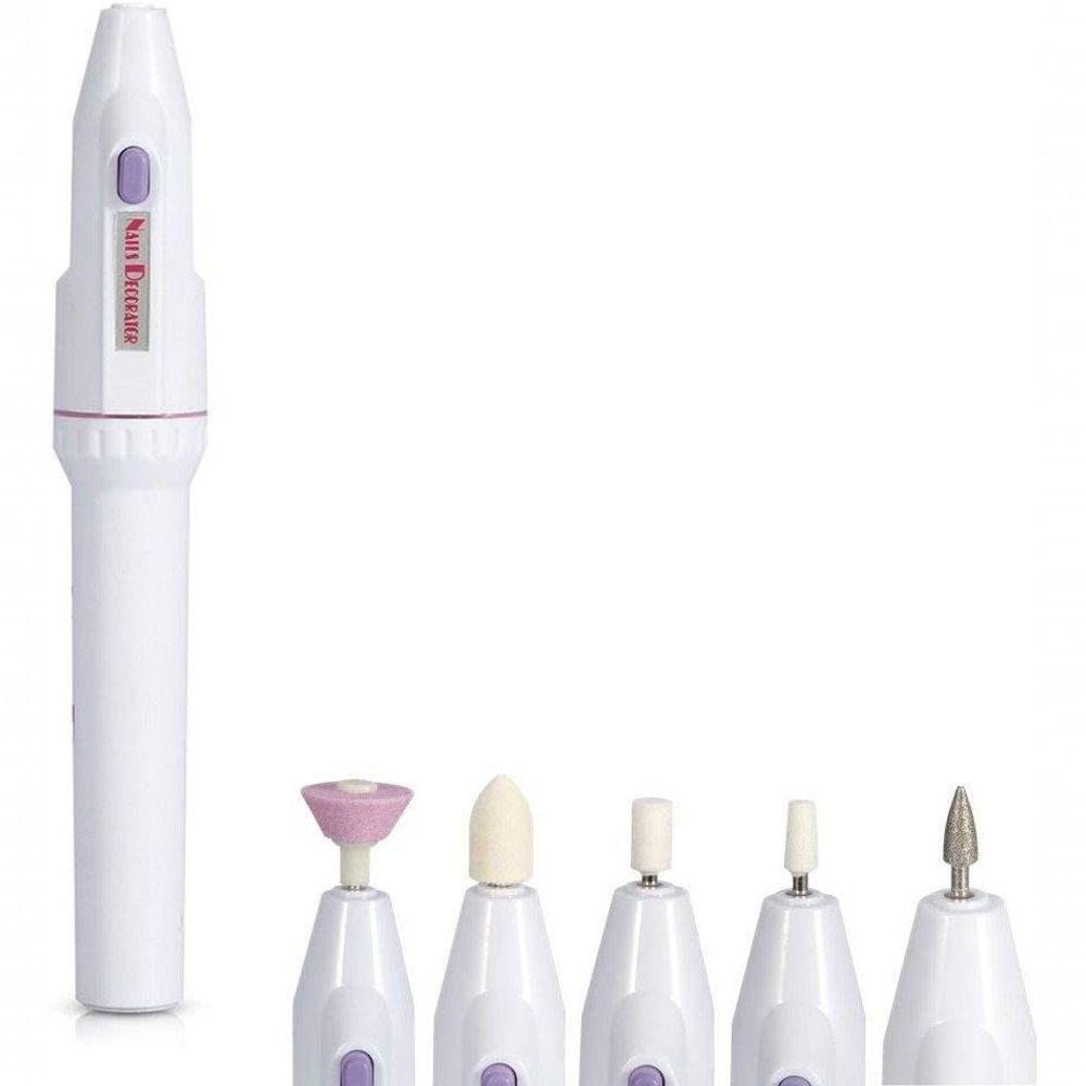 Mini Kit De Polidor De Unhas Para Manicure E Pedicure Com 5 Peças - 2