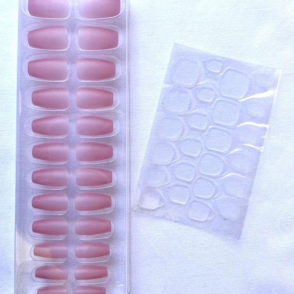 Sabrina Sato Unhas Postiças Autocolantes Rosa Ss2376-3 Com 24 - 2