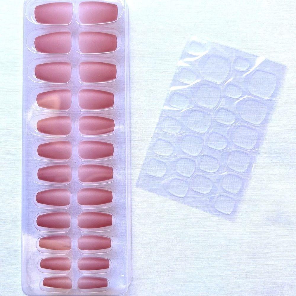 Sabrina Sato Unhas Postiças Autocolantes Nude Rosado Médio Ss2376-6 Com 24 - 3