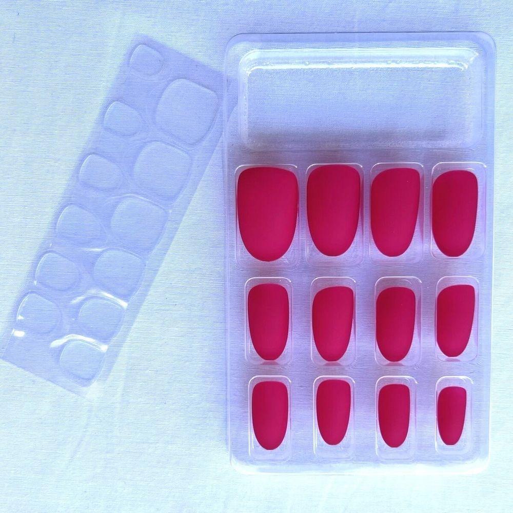 Sabrina Sato Unhas Postiças Autocolantes Pink Ss2192-3 Com 12 - 2