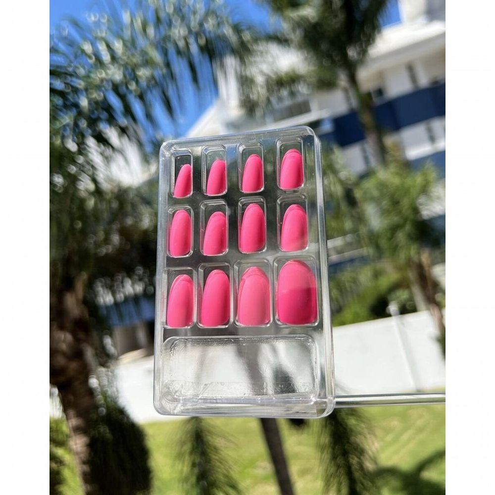 Sabrina Sato Unhas Postiças Autocolantes Pink Ss2192-3 Com 12 - 3