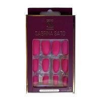Sabrina Sato Unhas Postiças Autocolantes Pink Ss2192-3 Com 12 - 1