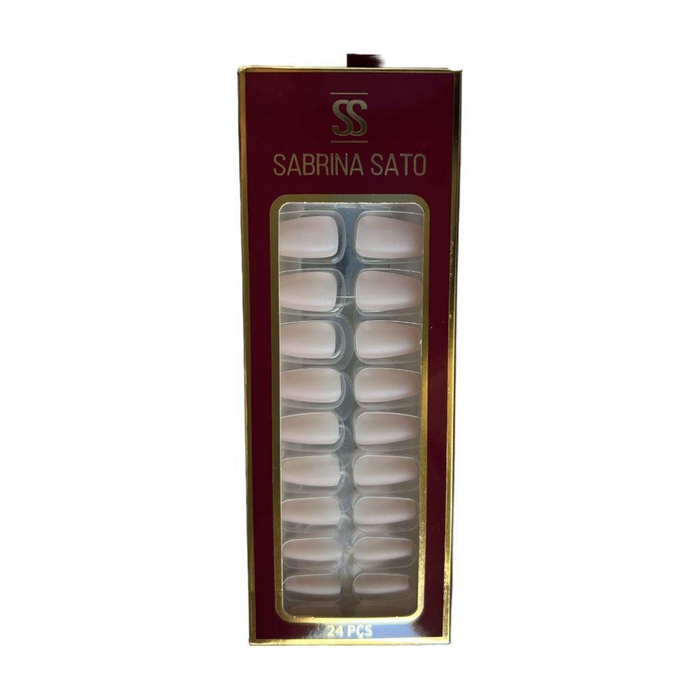 Sabrina Sato Unhas Postiças Autocolantes Nude Rosê Ss2376-4 Com 24 - 1