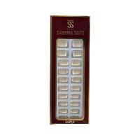 Sabrina Sato Unhas Postiças Autocolantes - Francesinha Tradicional Ss2370-1 Com 24 - 1