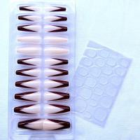 Sabrina Sato Unhas Postiças Autocolantes Decoradas Formato Bailarina Ss2372-5 Com 24 - 2