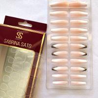 Sabrina Sato Unhas Postiças Autocolantes Decoradas Formato Bailarina Ss2372-2 Com 24 - 2