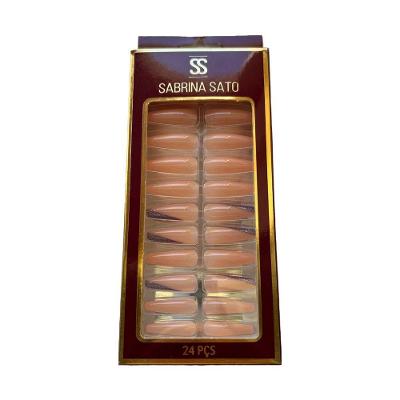 Sabrina Sato Unhas Postiças Autocolantes Decoradas Formato Bailarina Ss2371-4 Com 24