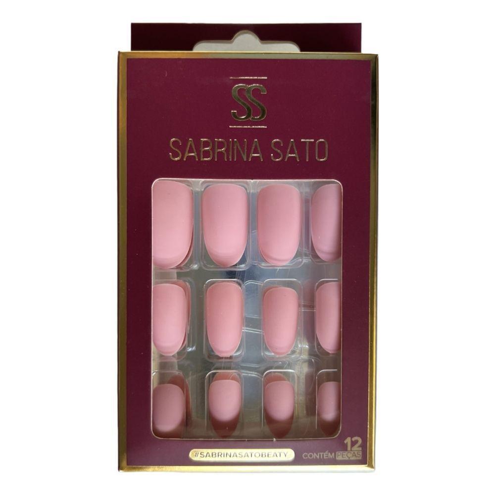 Sabrina Sato Unhas Postiças Autocolantes Nude Ss2192-2 Com 12 - 1