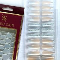 Sabrina Sato Unhas Postiças Autocolantes Decoradas Formato Bailarina Ss2372-4 Com 24 - 2