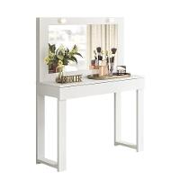 Penteadeira Camarim Gala 1 Gaveta E Soquetes Para Lâmpadas Branco Fosco Branco Fosco - 1