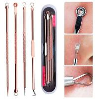 Kit 4 Extrator Cureta Tira Acne Cravos E Espinha Limpeza - 1
