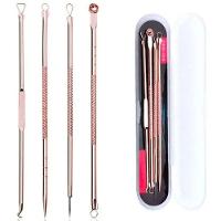 Kit 4 Extrator Cureta Tira Acne Cravos E Espinha Limpeza - 9