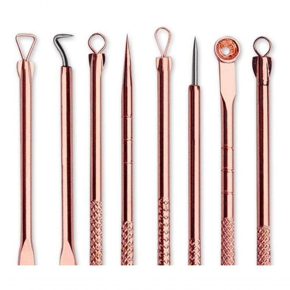 Kit C/4 Extrator Tira Acne Cravos Espinha Limpeza Pele - 7