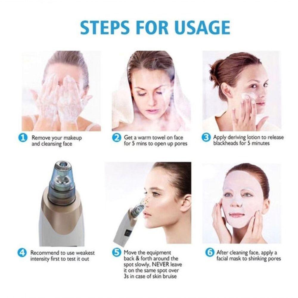 Aparelho Removedor De Cravos E Espinhas Elétrico - 7