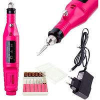 Kit Lixa Lixadeira Motor Unhas Elétrica Profissional Bivolt - 2