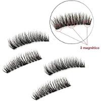 Cílios Magnéticos Profissional Preto Imã - 9