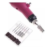 Lixadeira Unha Lixa Elétrica Profissional Bloco Motor Bivolt Rápida E Prática - 2