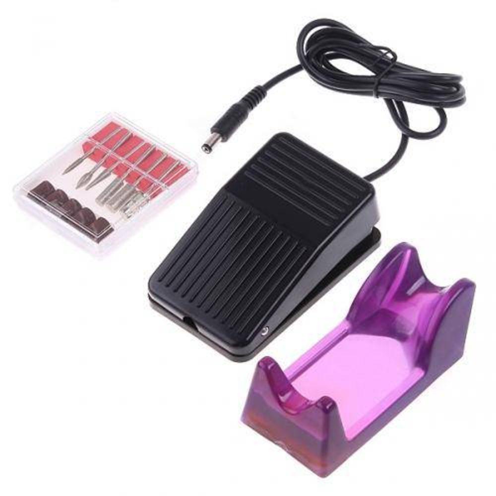 Lixa De Unha Eletrica Profissional De Alta Velocidade Motor 110V Com Pedal - 2