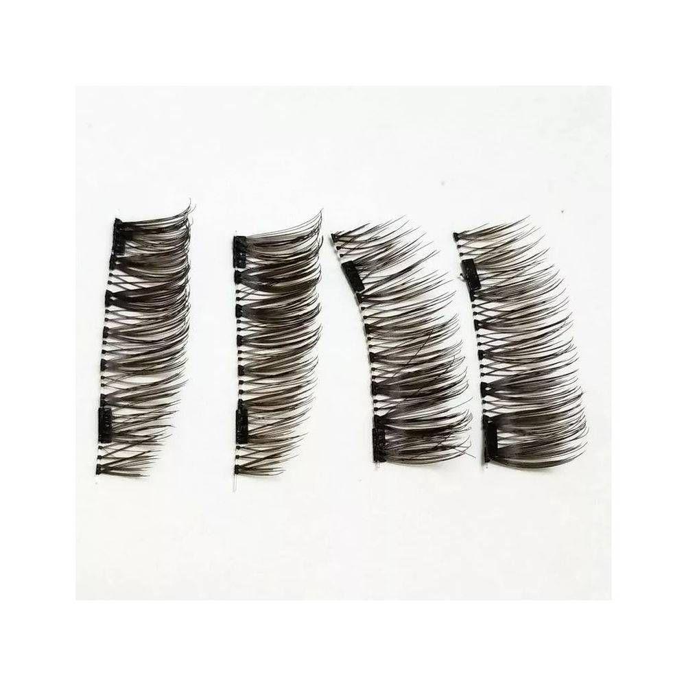 Cílios Postiços Sem Cola Magnéticos Imã Cabelo Artificial - 2