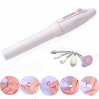 Lixa Unha Elétrica Multiuso Profissional Mão Pé Tip Acrilico Pilhas - 1