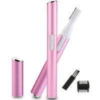 Mini Depilador Elétrico Sobrancelhas Buço Caneta Rosa Depiladora - 2