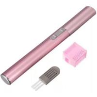 Mini Depilador Elétrico Sobrancelhas Buço Caneta Rosa Depiladora - 4