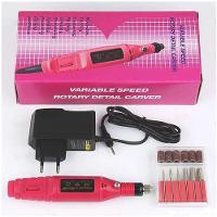 Kit Manicure Lixa Elétrica Portátil Para Unhas Acrigel Gel Fibras Salão - 4