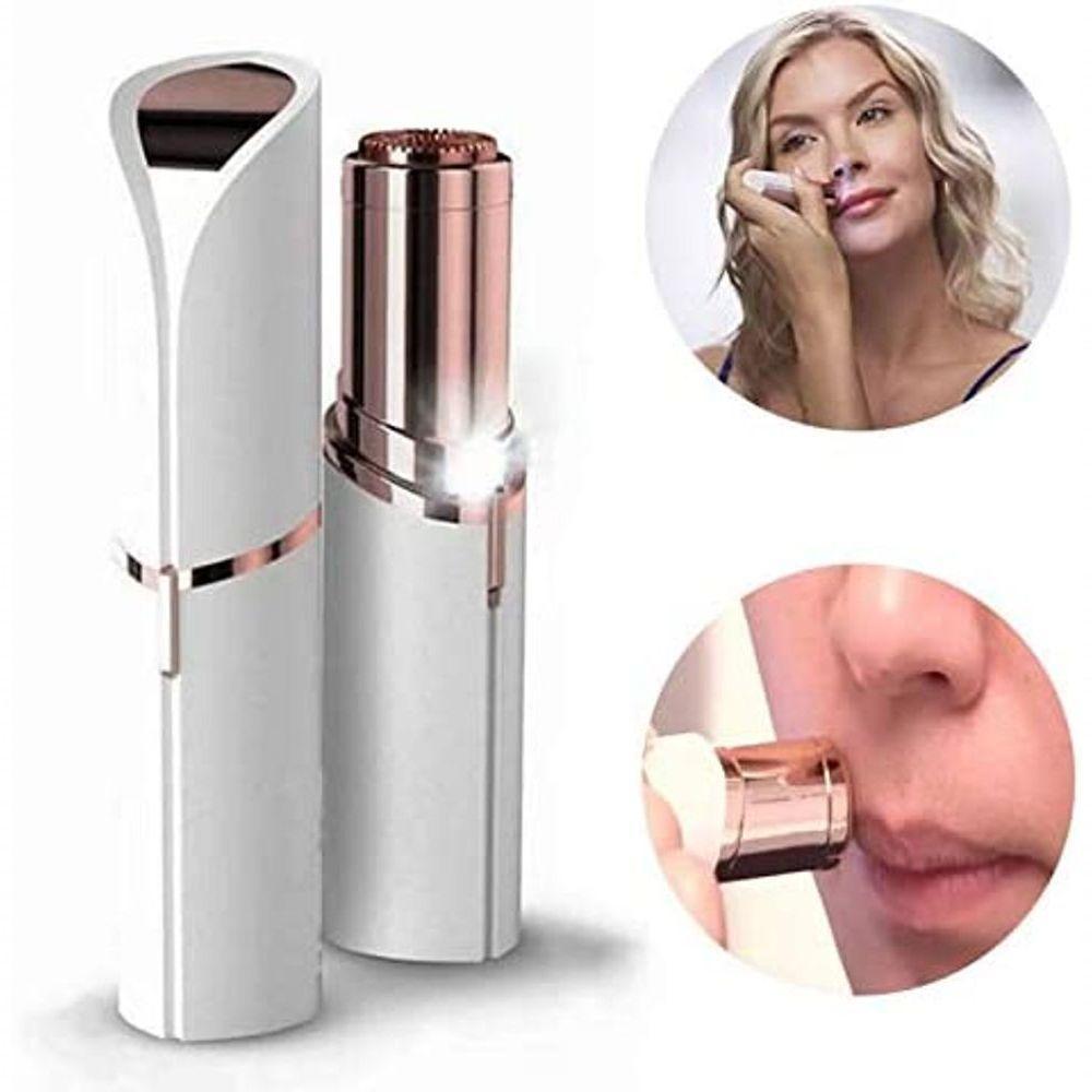 Depilador Elétrico Removedor De Pelos Faciais Branco Baton Usb - 1