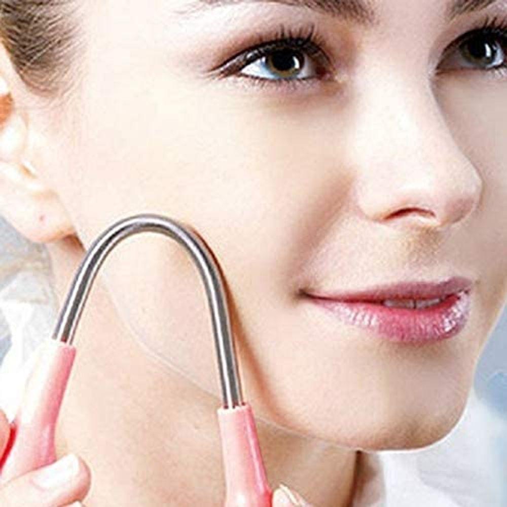 Depilador Rosto Removedor De Pêlos Faciais Removedor De Vara Ferramenta De Rosqueamento De Mola - 2