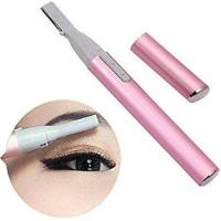 Depilador Aparador De Pelos Nariz Sobrancelhas E Orelha Mulher Facial Caneta Rosa - 3