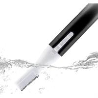 Mini Depilador Aparador Eletric Masculino -barba Bigode Nariz Caneta Preta - 1