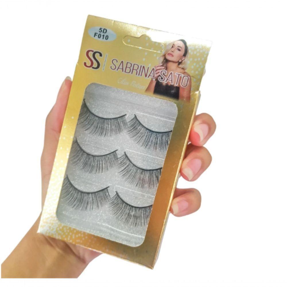 Sabrina Sato Kit Com 3 Pares De Cílios Postiços 5D Ss2139 - 2