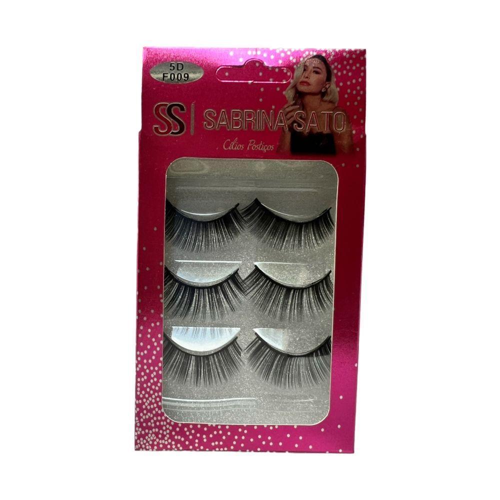 Sabrina Sato Kit Com 3 Pares De Cílios Postiços 5D Ss2138 - 3