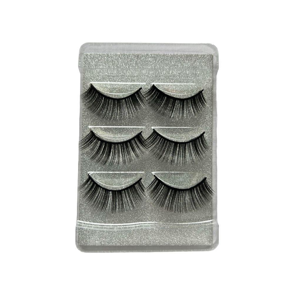 Sabrina Sato Kit Com 3 Pares De Cílios Postiços 5D Ss2138 - 5