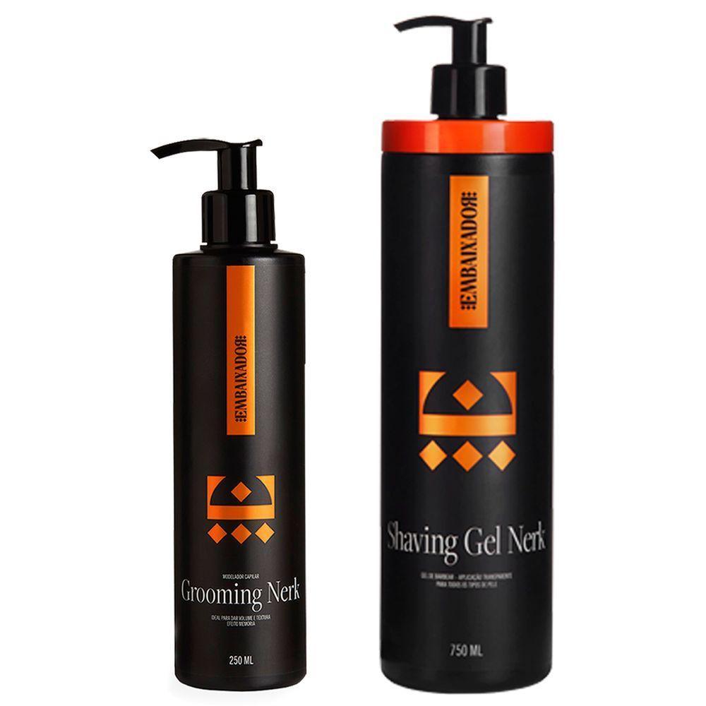 Grooming Capilar Nerk + Shaving Gel Nerk Embaixador 750Ml - 2