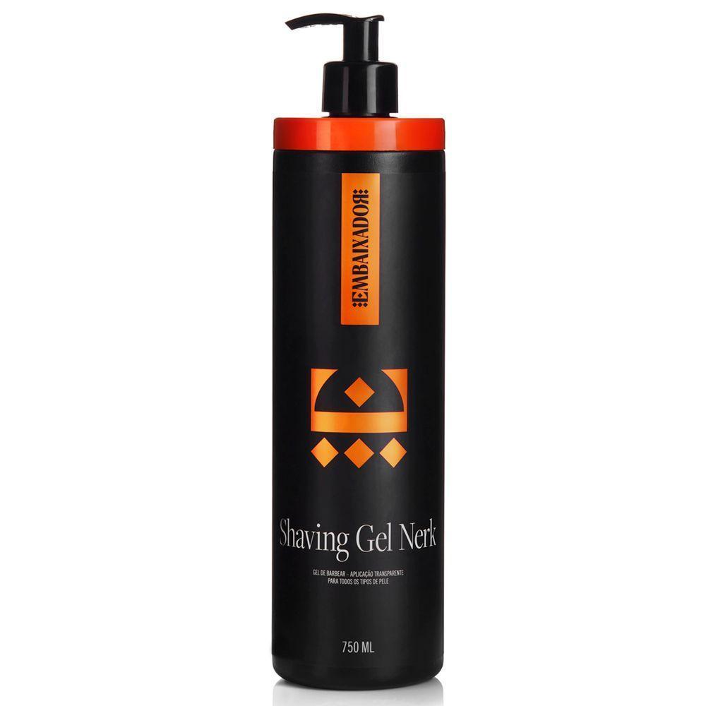 Shaving Gel Nerk + Shaving Cream Nerk Embaixador 750Ml - 3