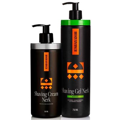 Shaving Gel Nerk Menthol + Shaving Cream Nerk Embaixador 750Ml